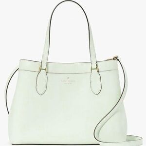 Kate Spade New York Sienna Leather Satchel In Lime Frosting NWT
